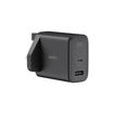 صورة أوكي سويفت شاحن جداري USB-C PD مدخلين بقدرة 32 واط PA-F3S أسود